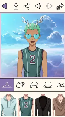 Anime Avatar Creator android App screenshot 7