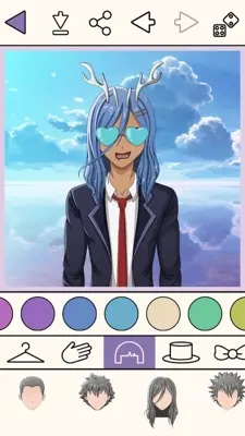 Anime Avatar Creator android App screenshot 8